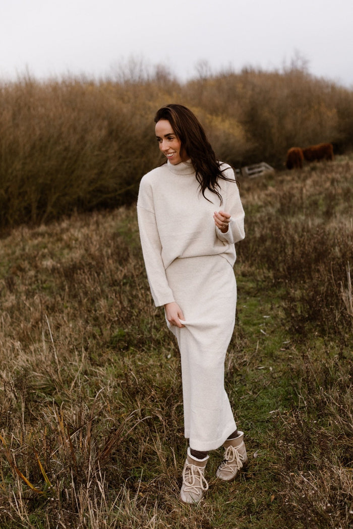 Marit skirt beige - Bij Keesje - Bij Keesje The Label