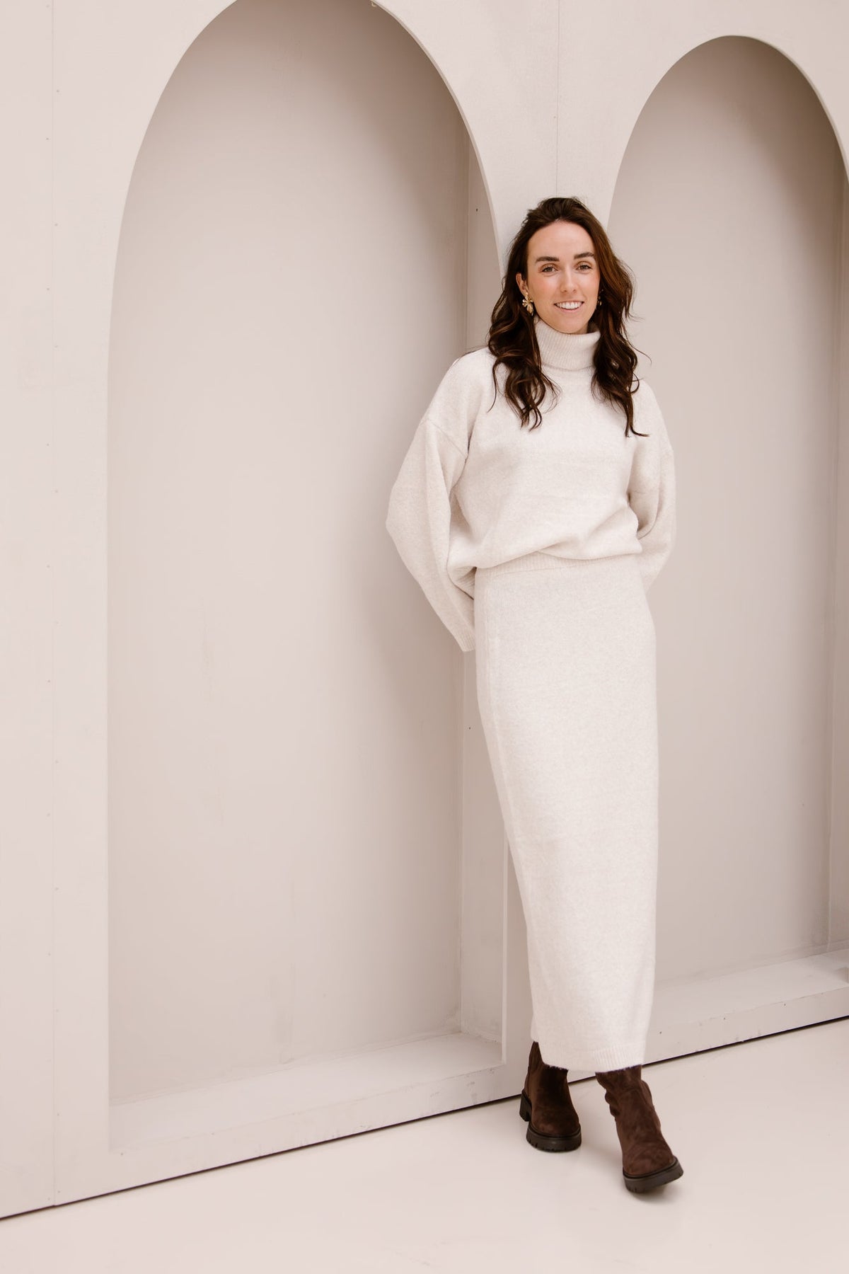 Marit skirt beige - Bij Keesje - Bij Keesje The Label