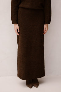 Marit skirt dark brown - Bij Keesje - Bij Keesje The Label