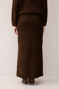 Marit skirt dark brown - Bij Keesje - Bij Keesje The Label