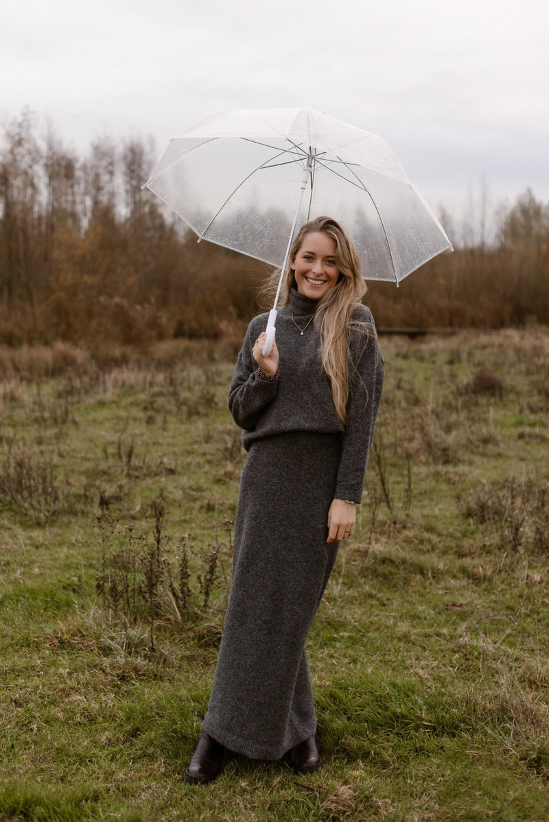 Marit skirt dark grey - Bij Keesje - Bij Keesje The Label