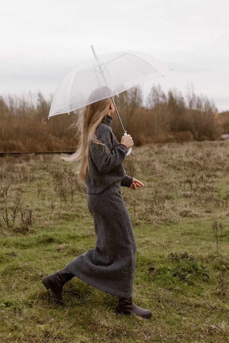 Marit skirt dark grey - Bij Keesje - Bij Keesje The Label