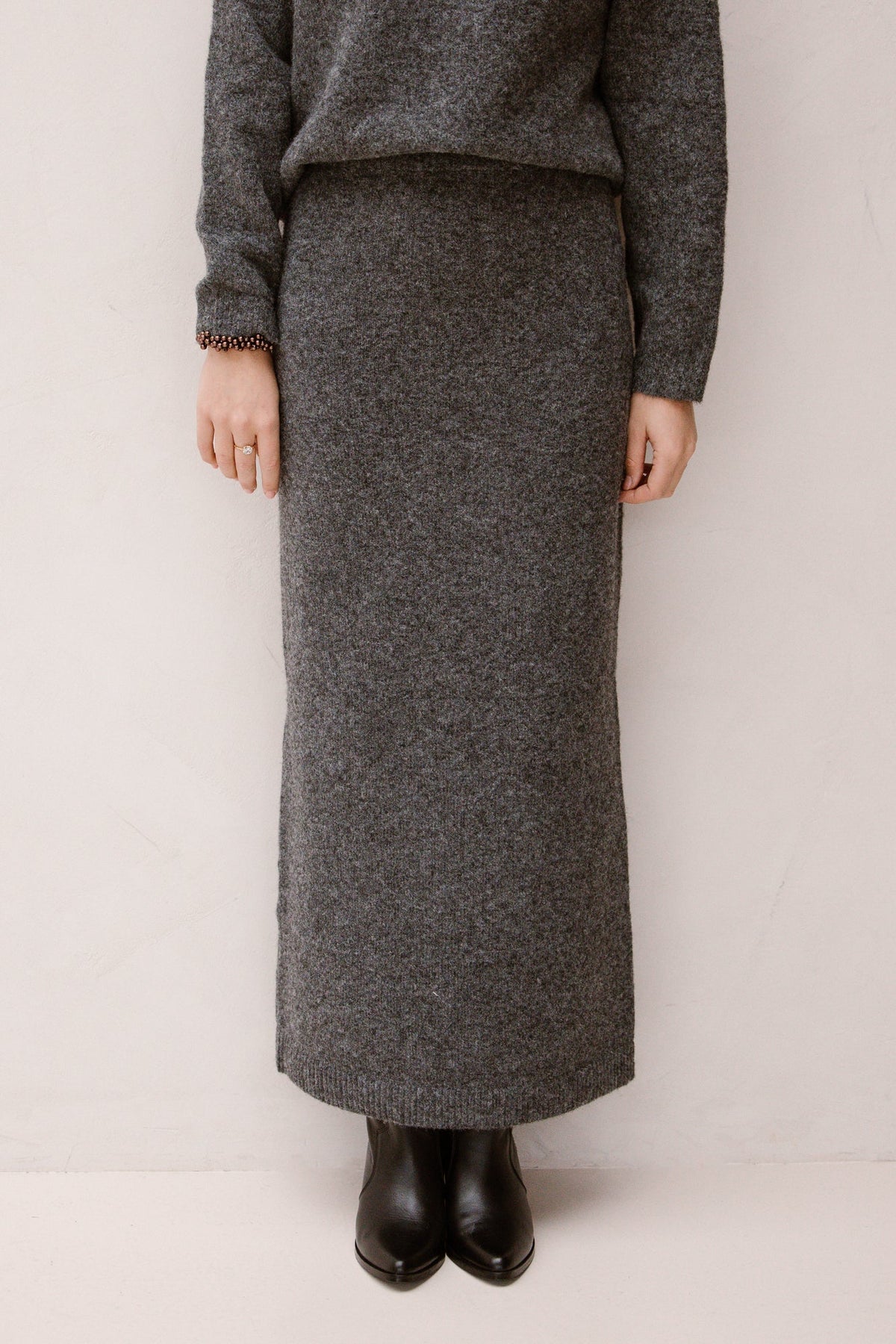 Marit skirt dark grey - Bij Keesje - Bij Keesje The Label