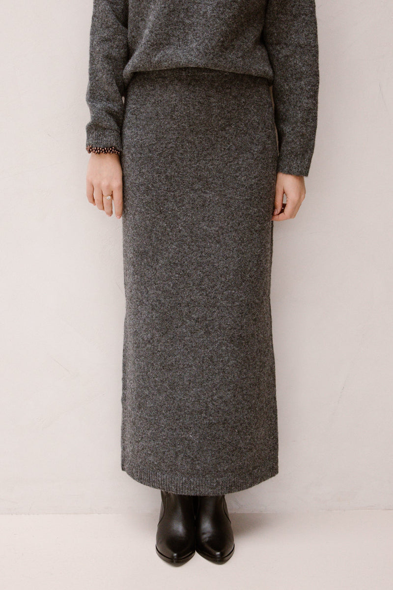 Marit skirt dark grey - Bij Keesje - Bij Keesje The Label