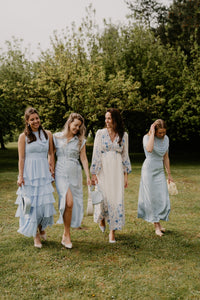 Marli Solid Chiffon Dress Light Blue - Bij Keesje - Neo Noir - Jurk