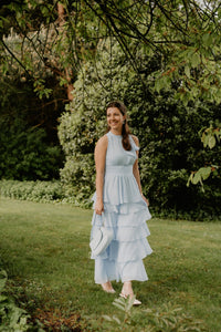 Marli Solid Chiffon Dress Light Blue - Bij Keesje - Neo Noir - Jurk