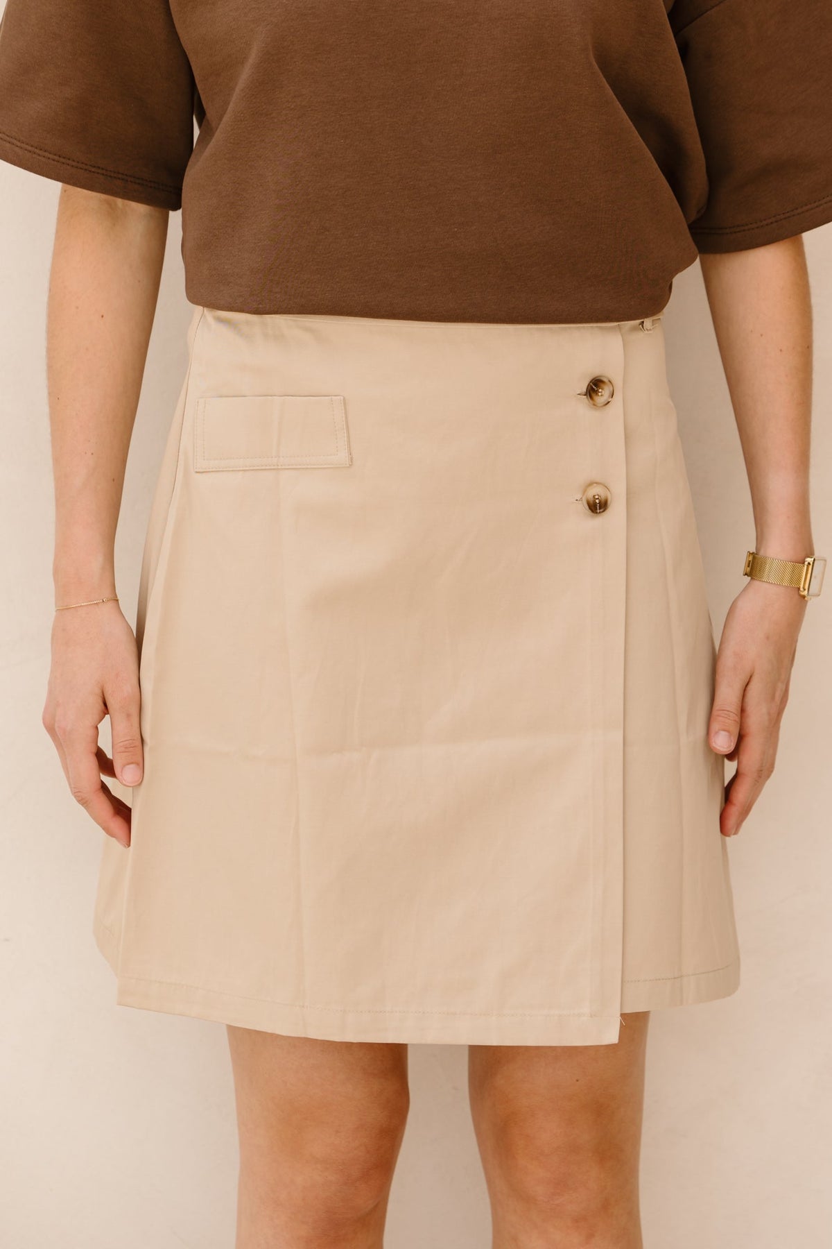 Marlien rokje beige - Bij Keesje - Bij Keesje The Label