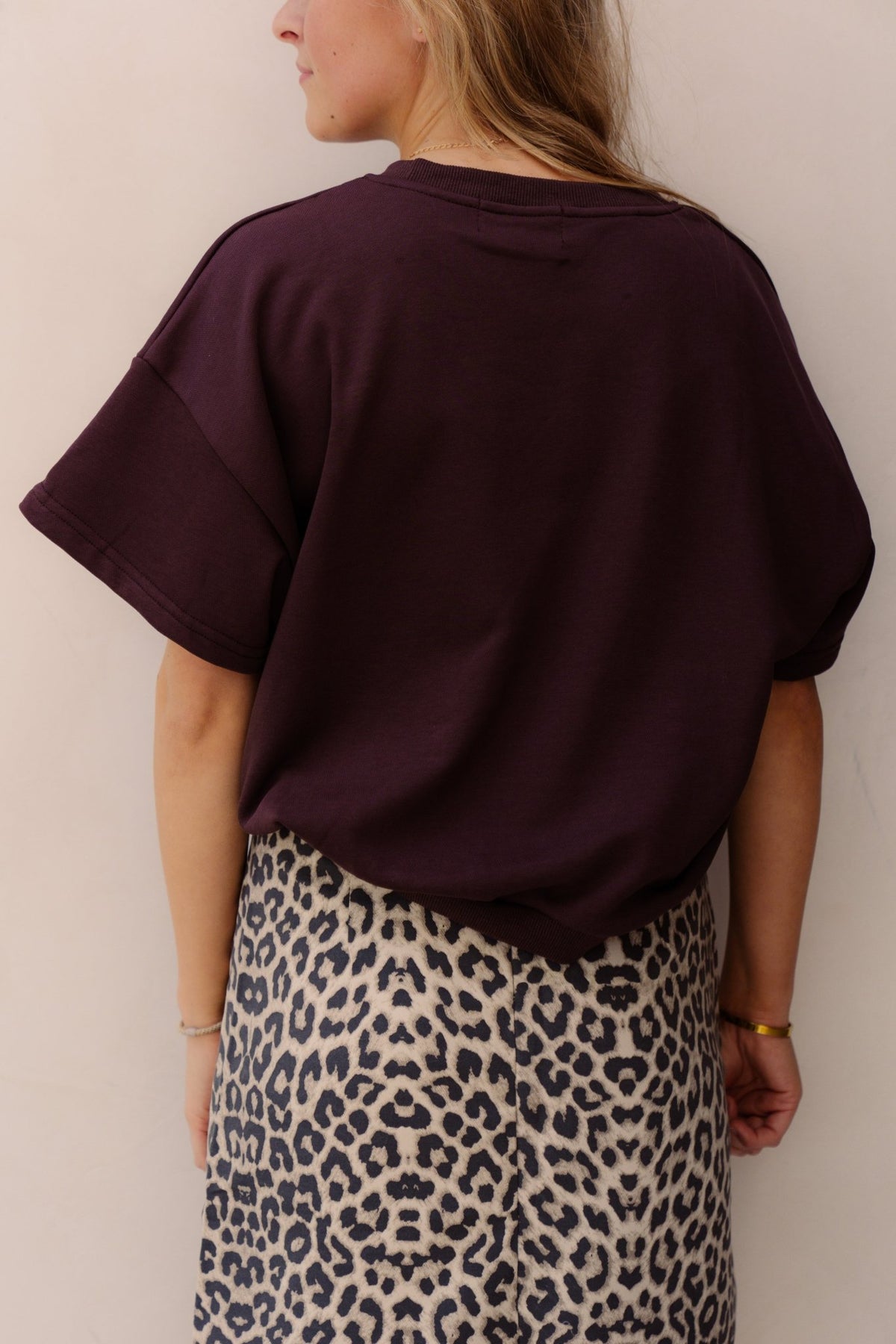 Marrie sweater shirt brown - Bij Keesje - Bij Keesje - Top