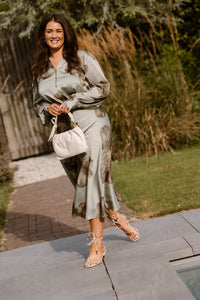 Massima misty orchid blouse smoke green - Bij Keesje - Neo Noir - Top