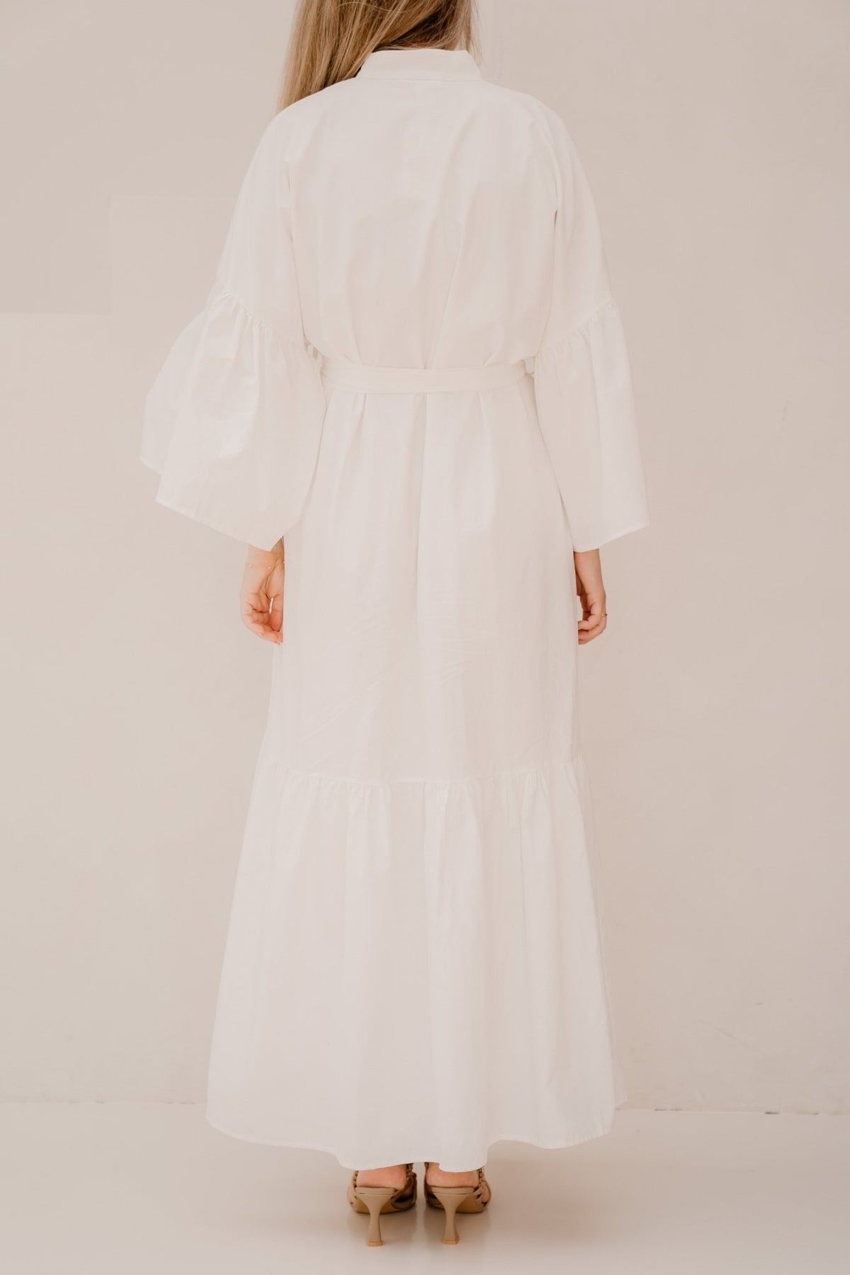 Maxi white cotton dress - Bij Keesje - Bij Keesje - Jurk