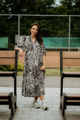 MaxonCC Floor Dress Bone - Bij Keesje - Co'couture - Jurk