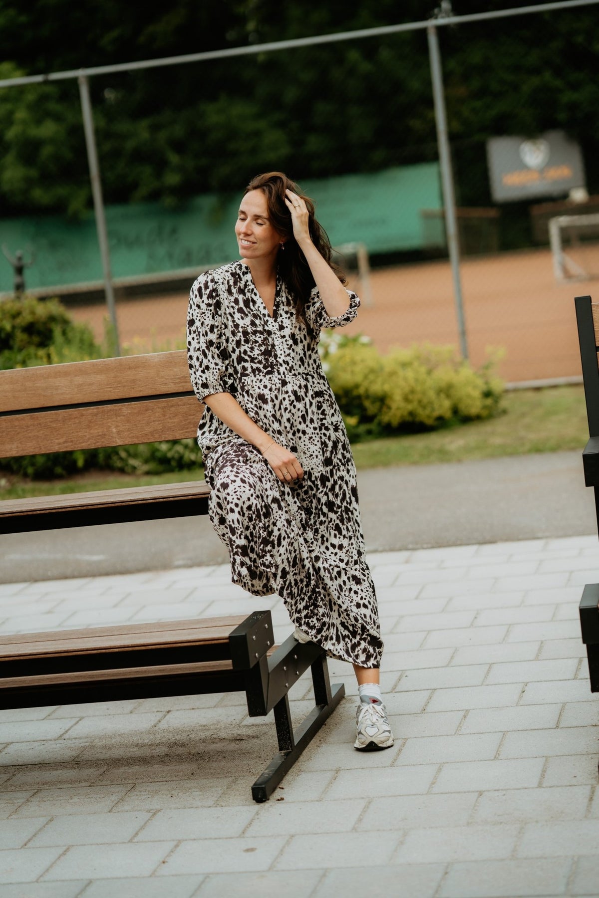 MaxonCC Floor Dress Bone - Bij Keesje - Co'couture - Jurk