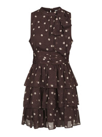 May Big Dot Dress Brown - Bij Keesje - Neo Noir - Jurk