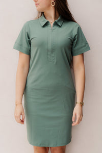 Meave dress travel green bay - Bij Keesje - Kimara - Jurk