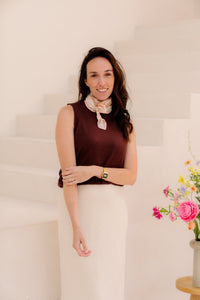 Meavy top brown - Bij Keesje - Bij Keesje - Top