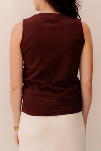 Meavy top brown - Bij Keesje - Bij Keesje - Top