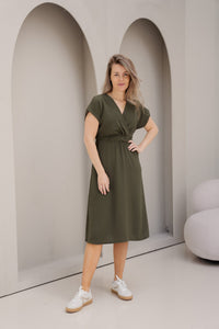 Melanie jurk groen - Bij Keesje - Bij Keesje - Jurk