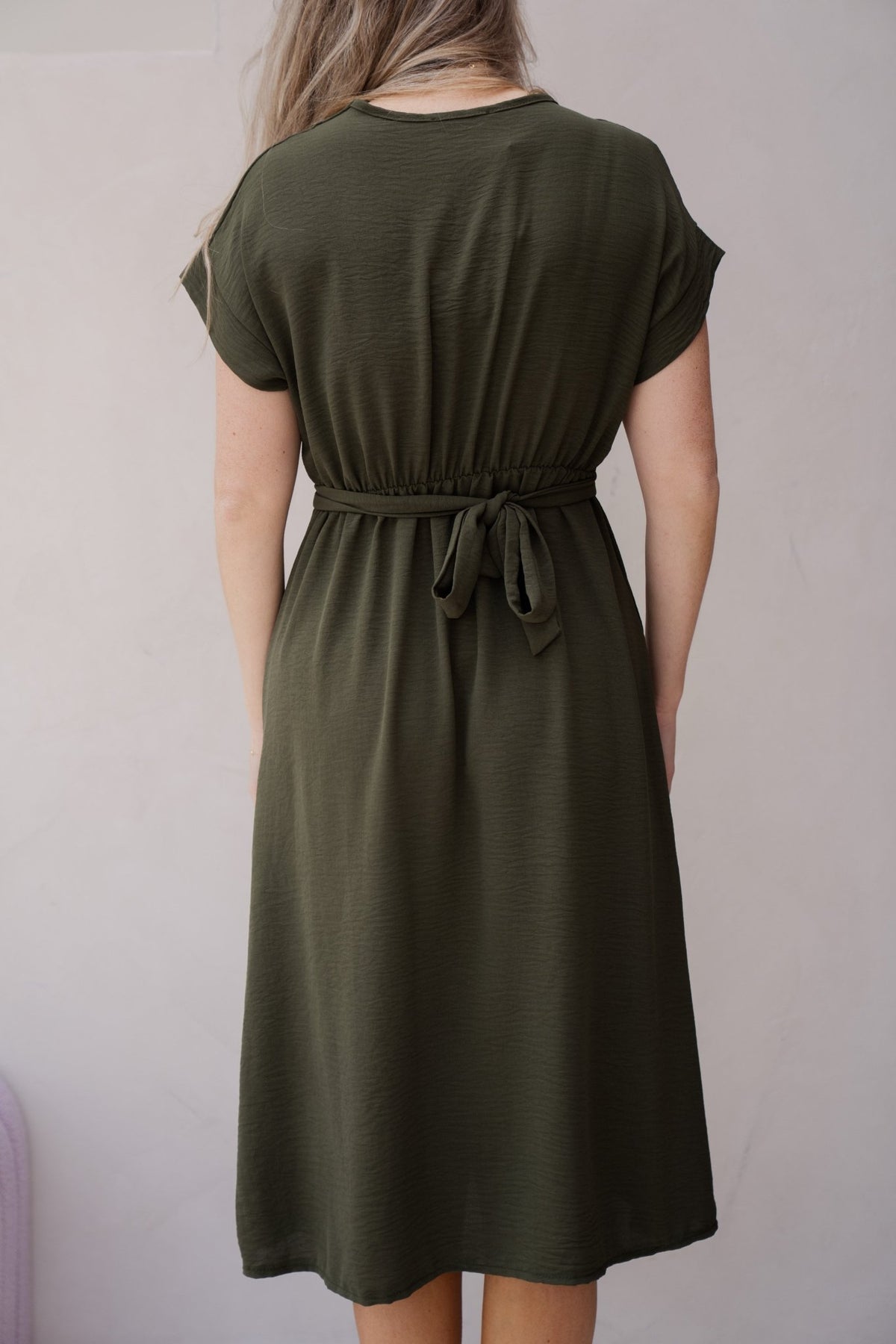 Melanie jurk groen - Bij Keesje - Bij Keesje - Jurk