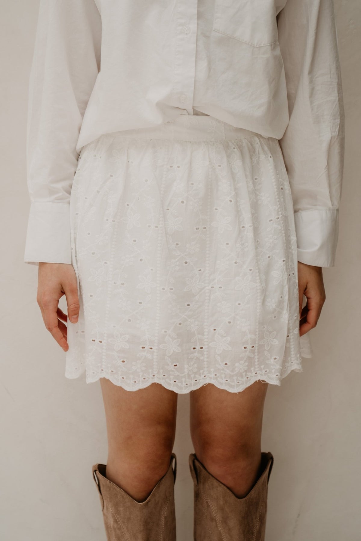 Mellie skirt white 5321 - Bij Keesje - Bij Keesje - Rok