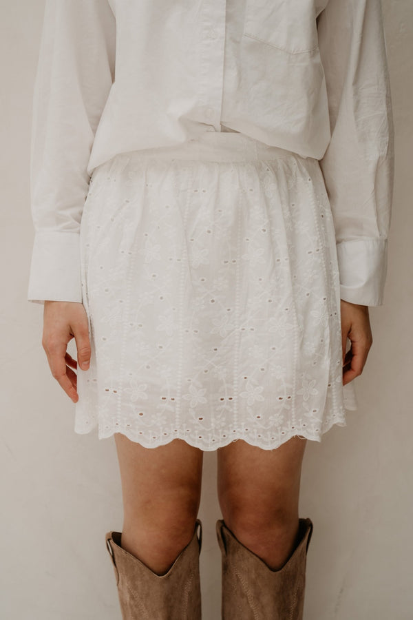 Mellie skirt white 5321 - Bij Keesje - Bij Keesje - Rok
