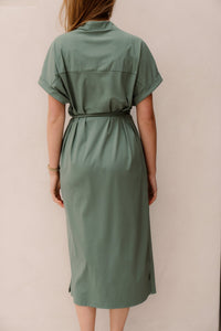 Merlijn dress travel green bay - Bij Keesje - Kimara - Jurk