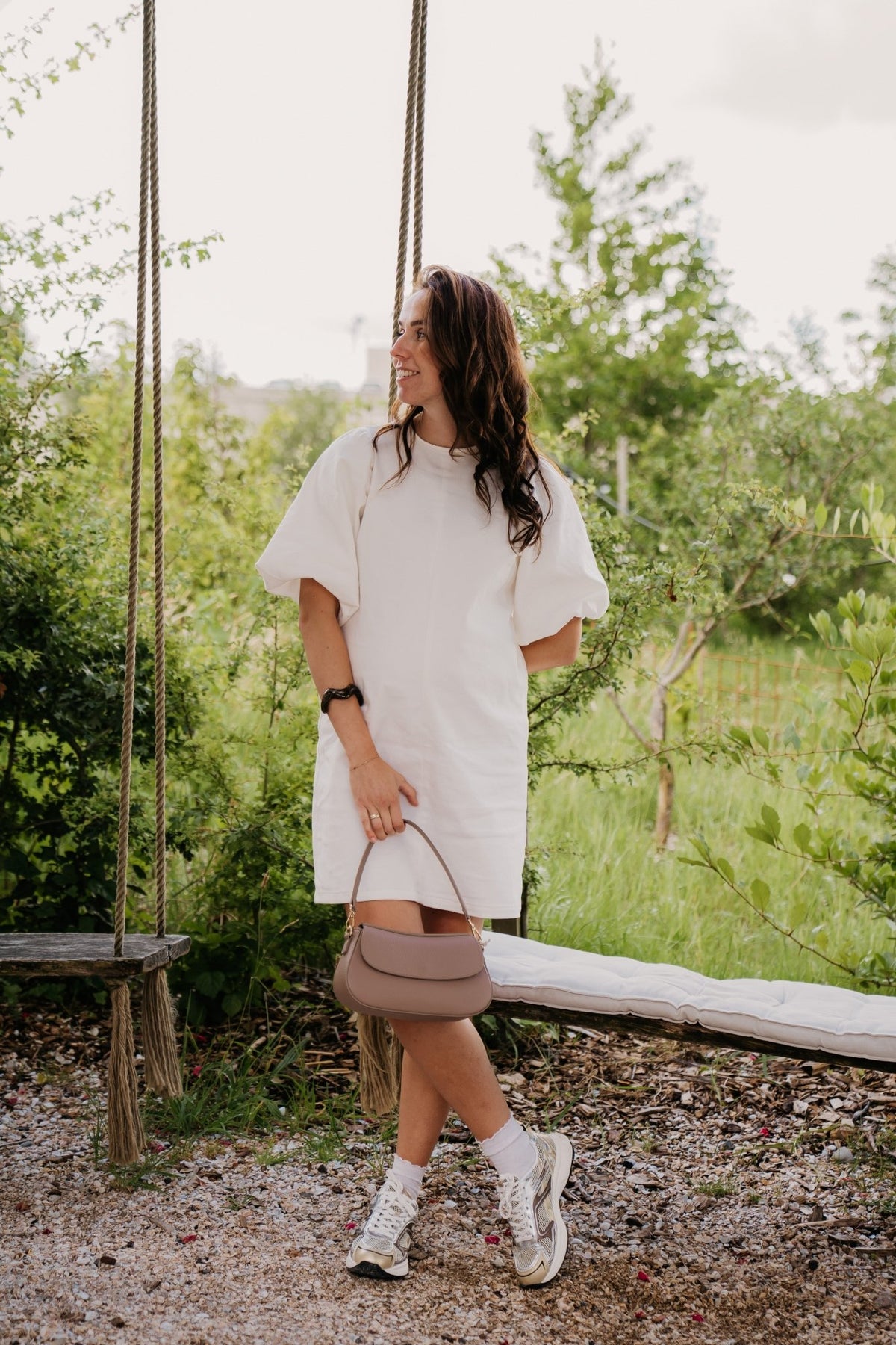 Mette Denim Dress Offwhite - Bij Keesje - Bij Keesje The Label - Jurk