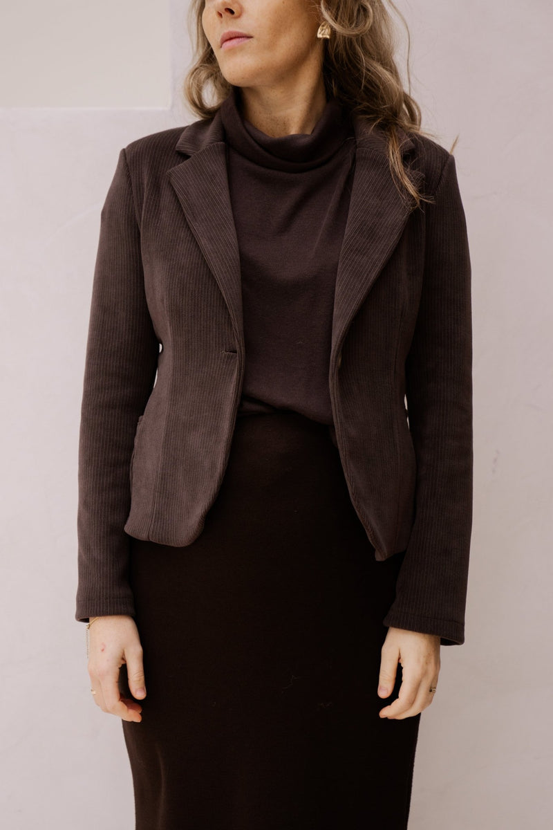 Miami jacket choco - Bij Keesje - Amelie & Amelie