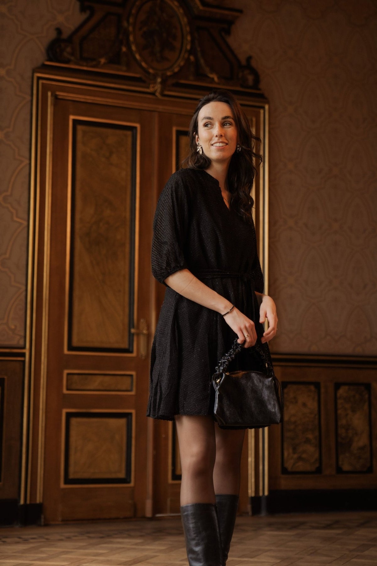 Milena dress black - Bij Keesje - FLURESK