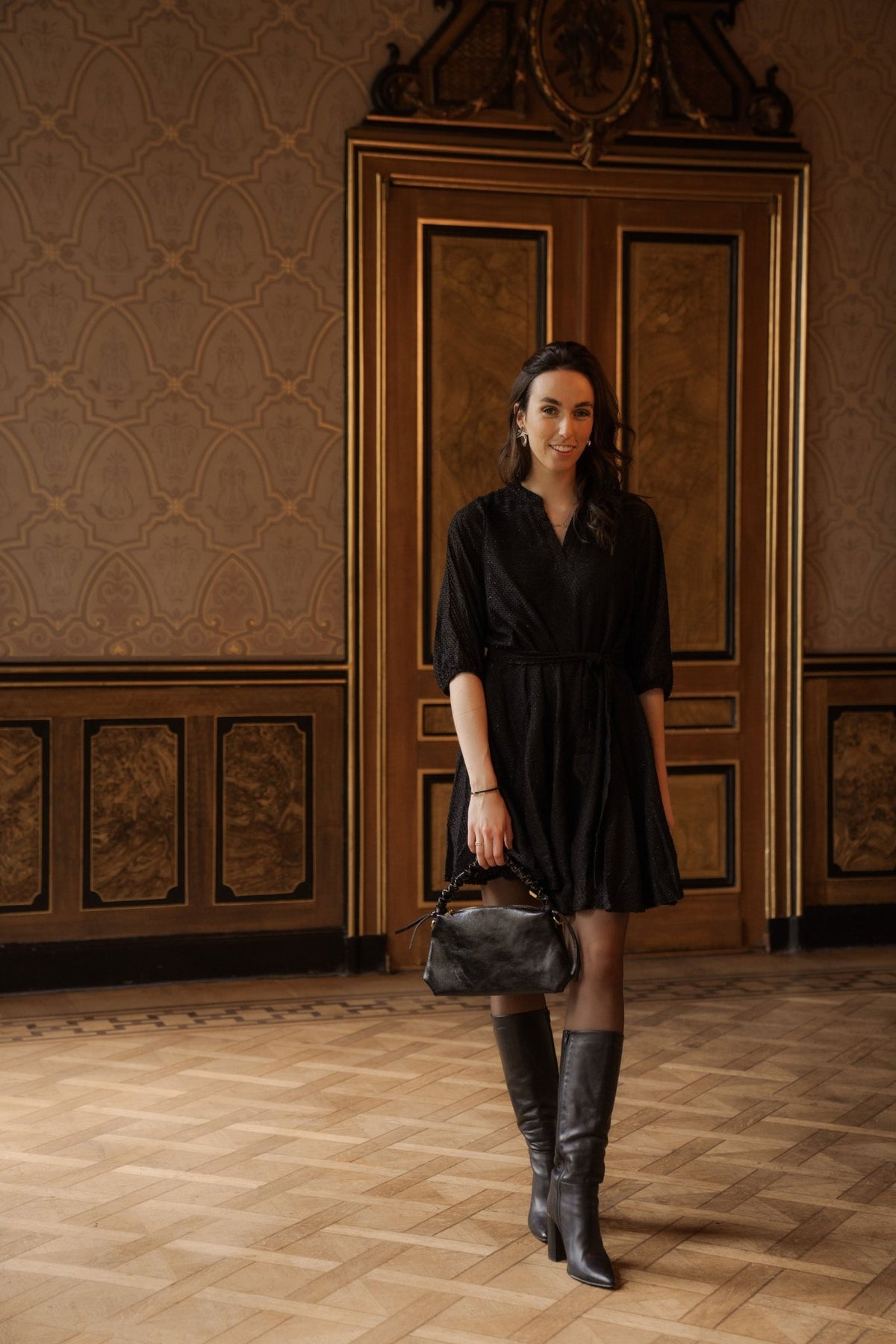 Milena dress black - Bij Keesje - FLURESK