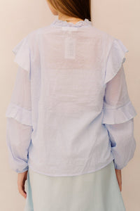 Milijn blouse blue - Bij Keesje - Bij Keesje - Blouse