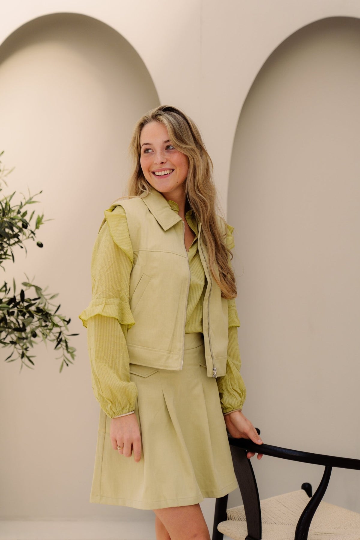 Milijn blouse green - Bij Keesje - Bij Keesje - Blouse