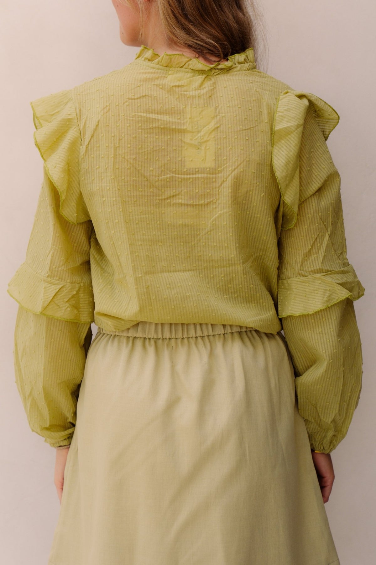 Milijn blouse green - Bij Keesje - Bij Keesje - Blouse