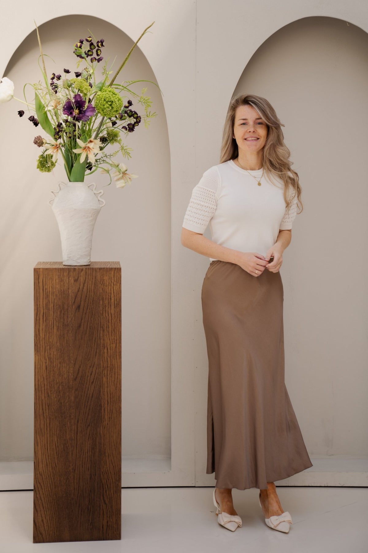 Millie top kanten mouw wit - Bij Keesje - Bij - Keesje - Top