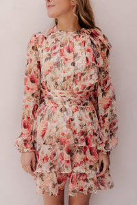 Mio Vintage Flower Dress Creme NN - Bij Keesje - Neo Noir - Jurk