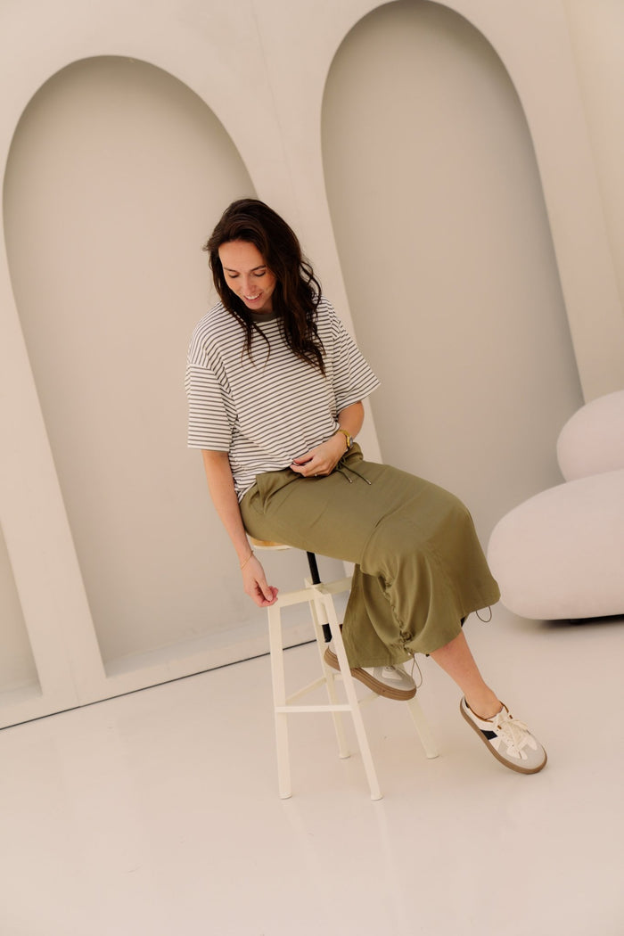 Mira skirt army - Bij Keesje - Bij Keesje - Rok