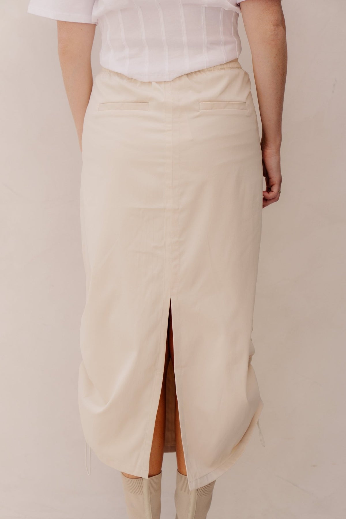 Mira skirt beige - Bij Keesje - Bij Keesje - Rok