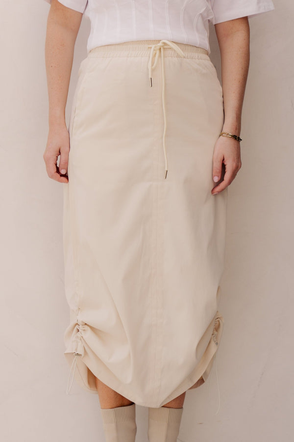 Mira skirt beige - Bij Keesje - Bij Keesje - Rok