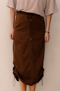 Mira skirt brown - Bij Keesje - Bij Keesje - Rok
