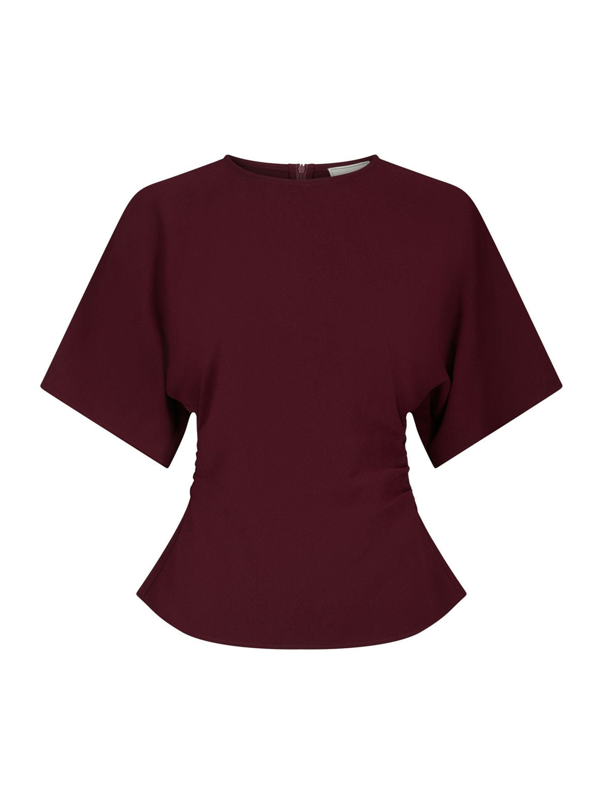 Miriel Drape Blouse Plum - Bij Keesje - Neo Noir - Blouse