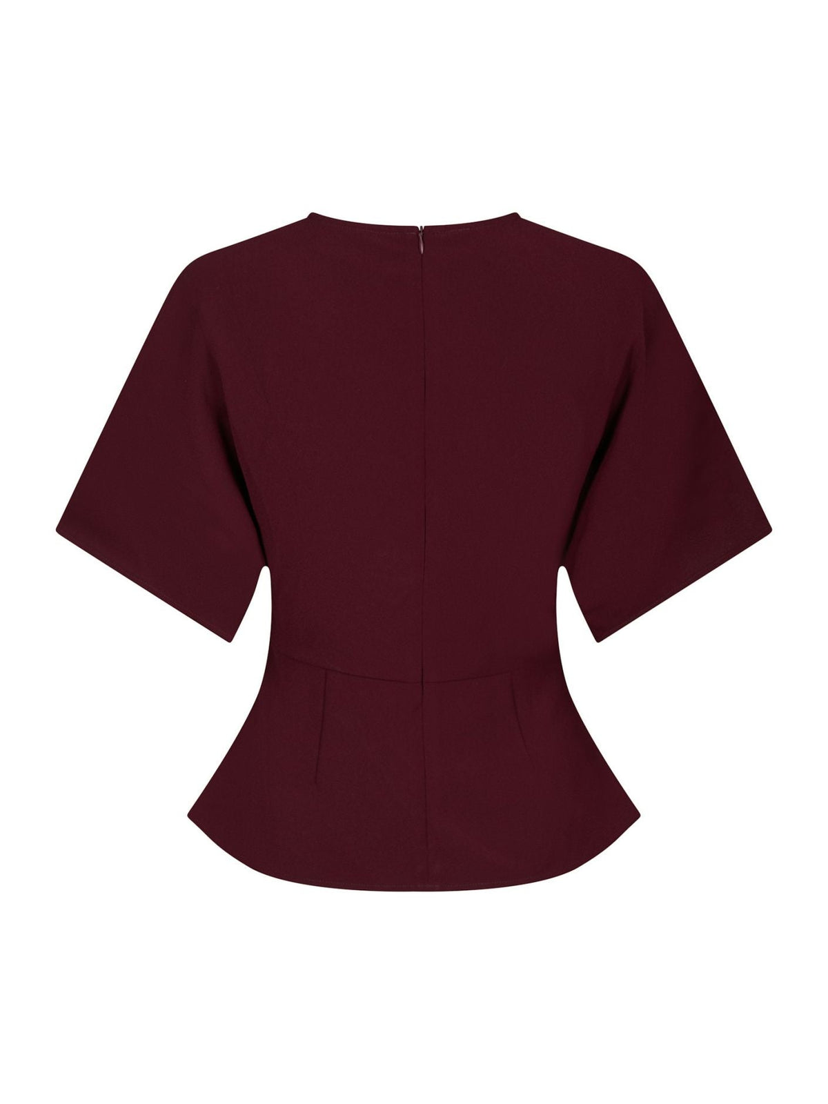 Miriel Drape Blouse Plum - Bij Keesje - Neo Noir - Blouse