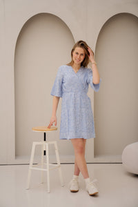 Misty jurk blauw - Bij Keesje - Bij Keesje - Jurk