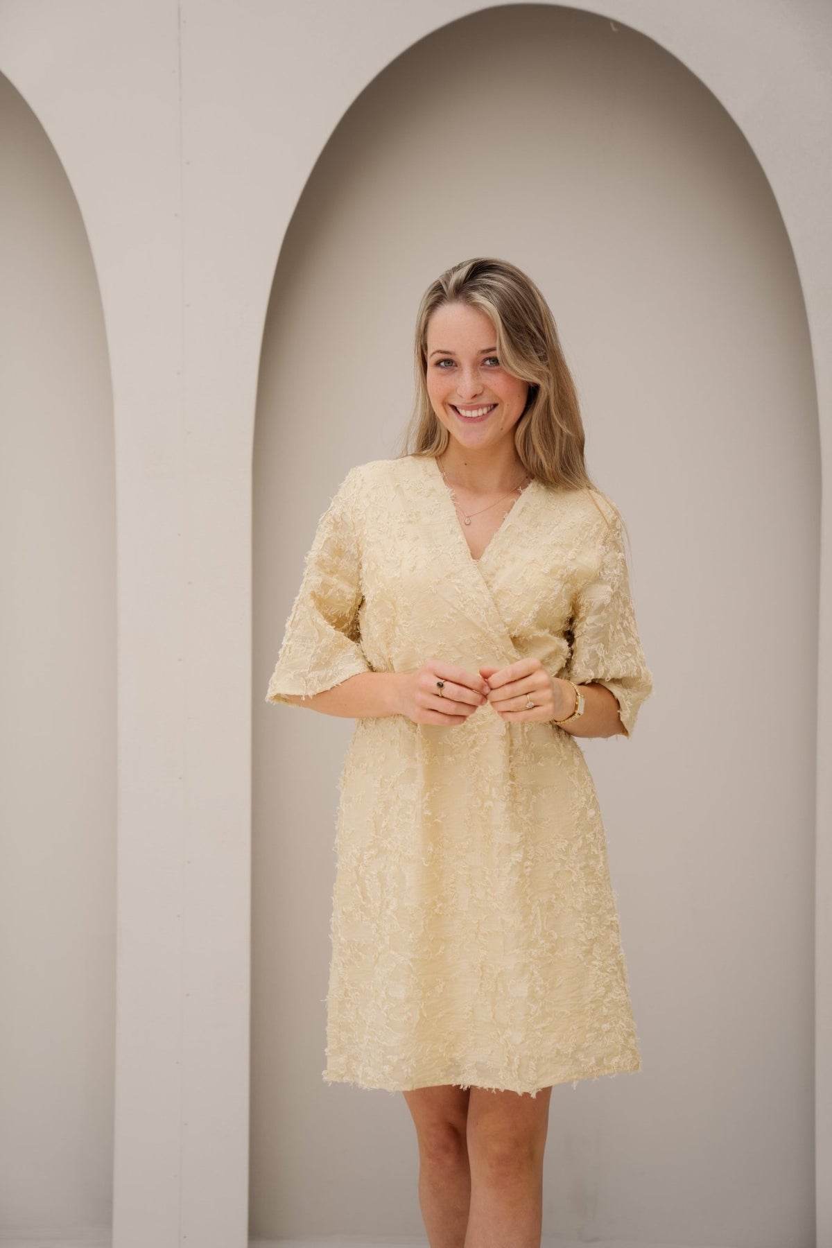 Misty jurk geel - Bij Keesje - Bij Keesje - Jurk