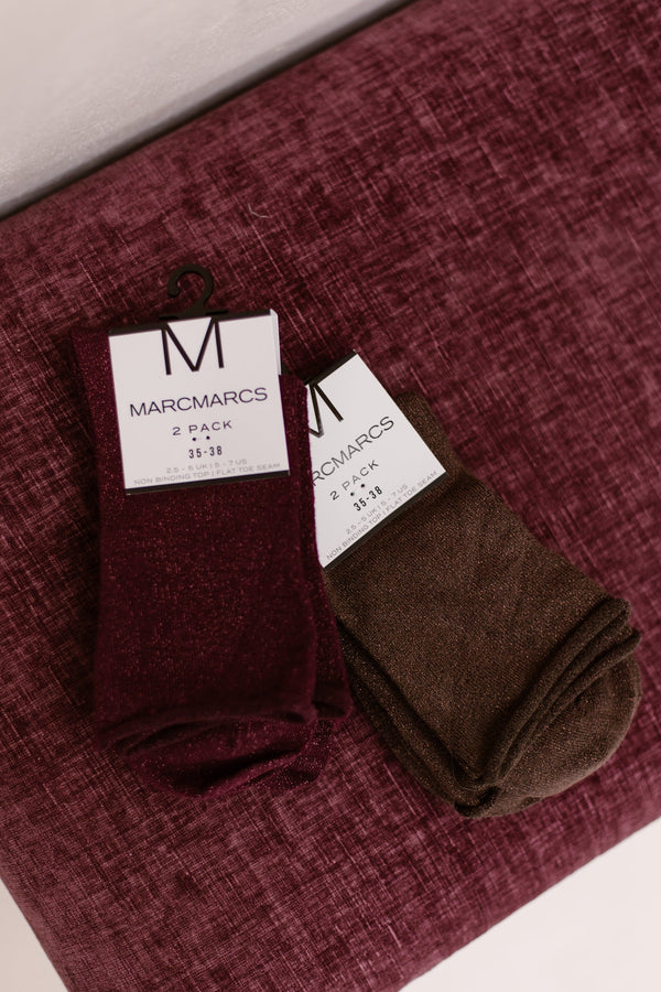 MM Sokken Blackpool 2 - Pack brown - Bij Keesje - MarcMarcs