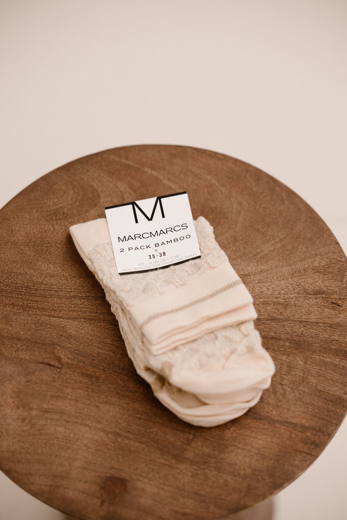 MM Sokken Sammy 2 - Pack cream - Bij Keesje - MarcMarcs