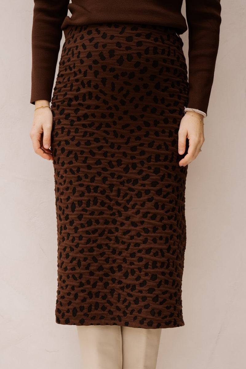 Modoc skirt choco - Bij Keesje - Amelie & Amelie