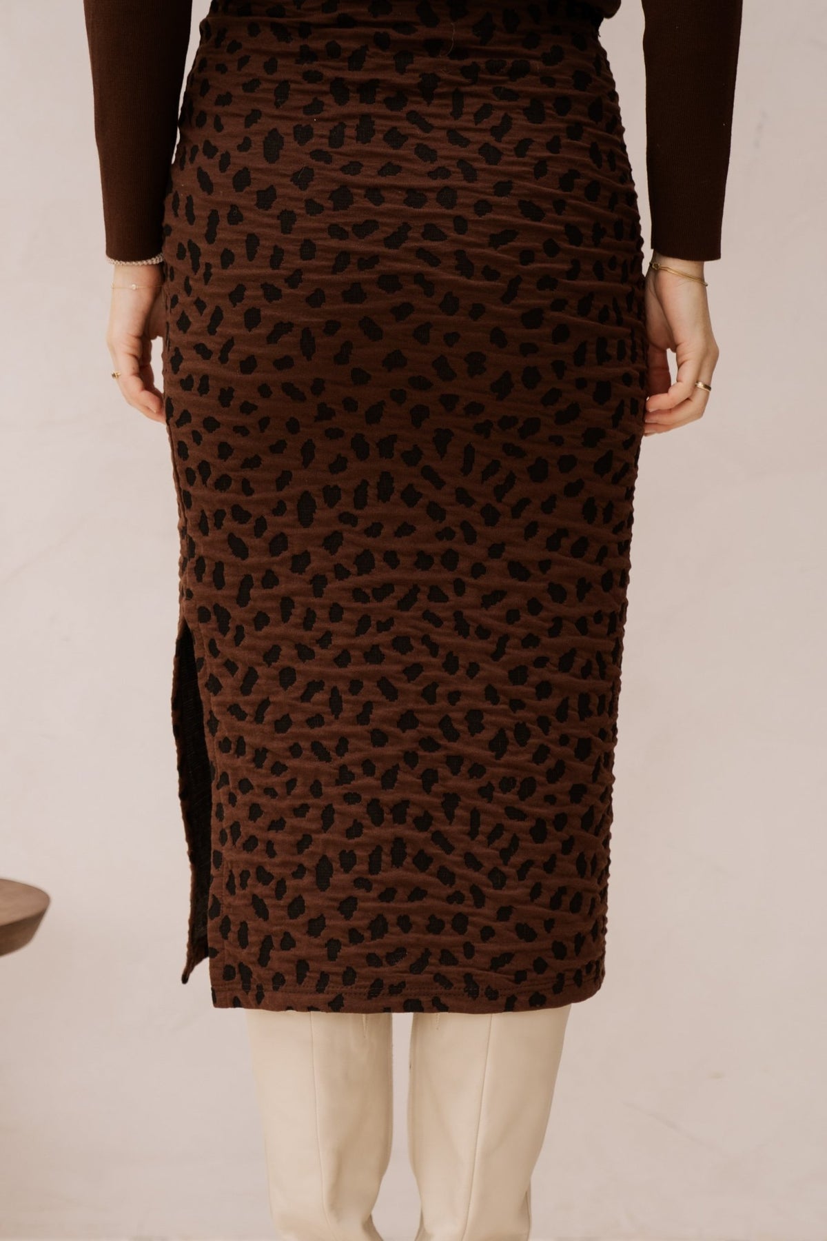 Modoc skirt choco - Bij Keesje - Amelie & Amelie