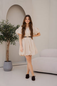 Molly jurkje beige - Bij Keesje - Bij Keesje - Jurk