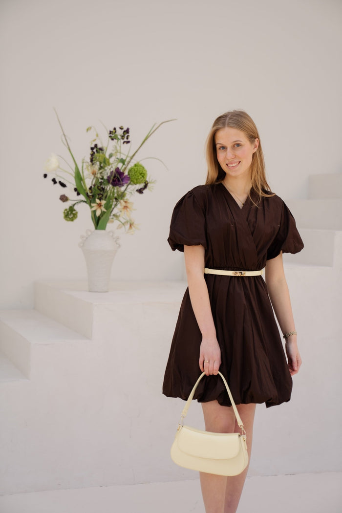 Molly jurkje bruin - Bij Keesje - Bij Keesje - Jurk