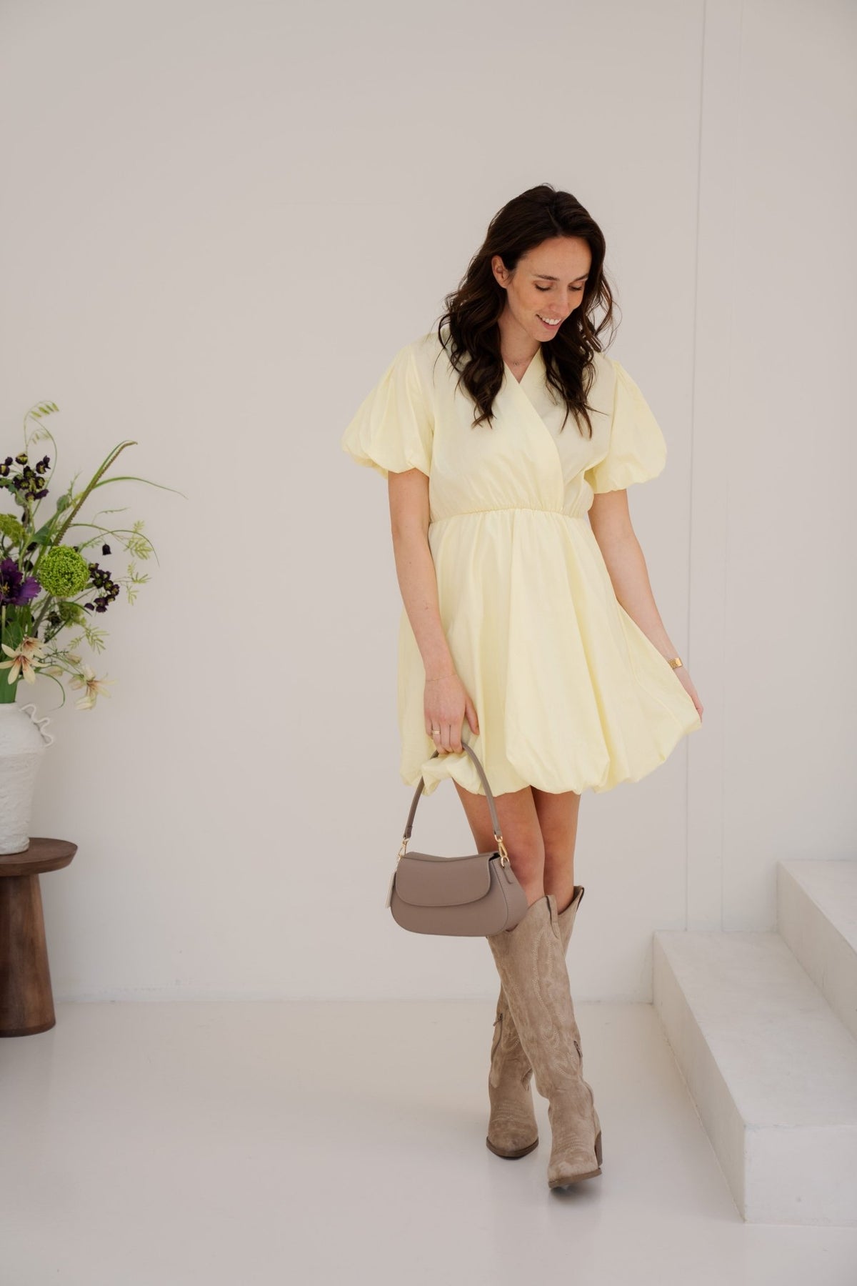 Molly jurkje geel - Bij Keesje - Bij Keesje - Jurk