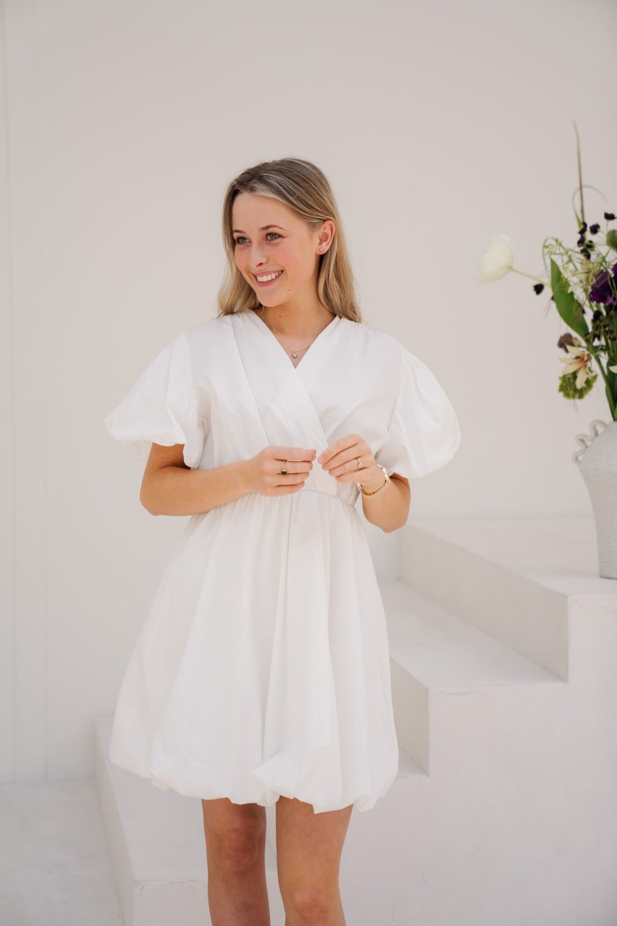 Molly jurkje wit - Bij Keesje - Bij Keesje - Jurk